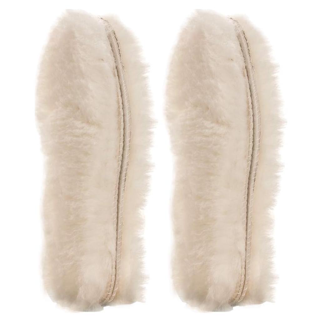 Plantillas de Piel de Oveja para Mujeres - 2 Pares, US 35-44