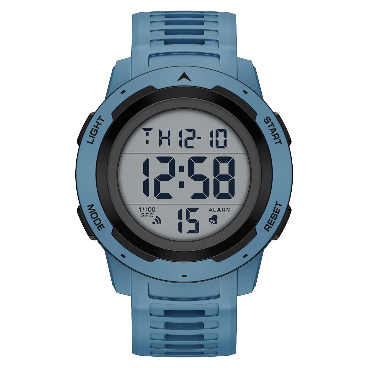 Reloj Digital Deportivo Golden Hour GH-1315 Impermeable