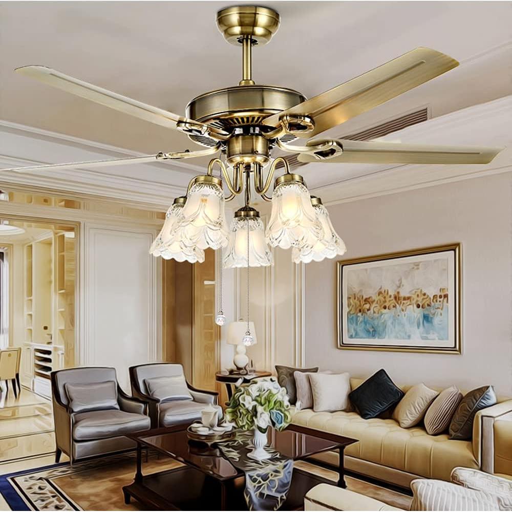 Cadenas de Tirar para Ventilador de Techo LONGSHENG 2pcs Cristal 30mm