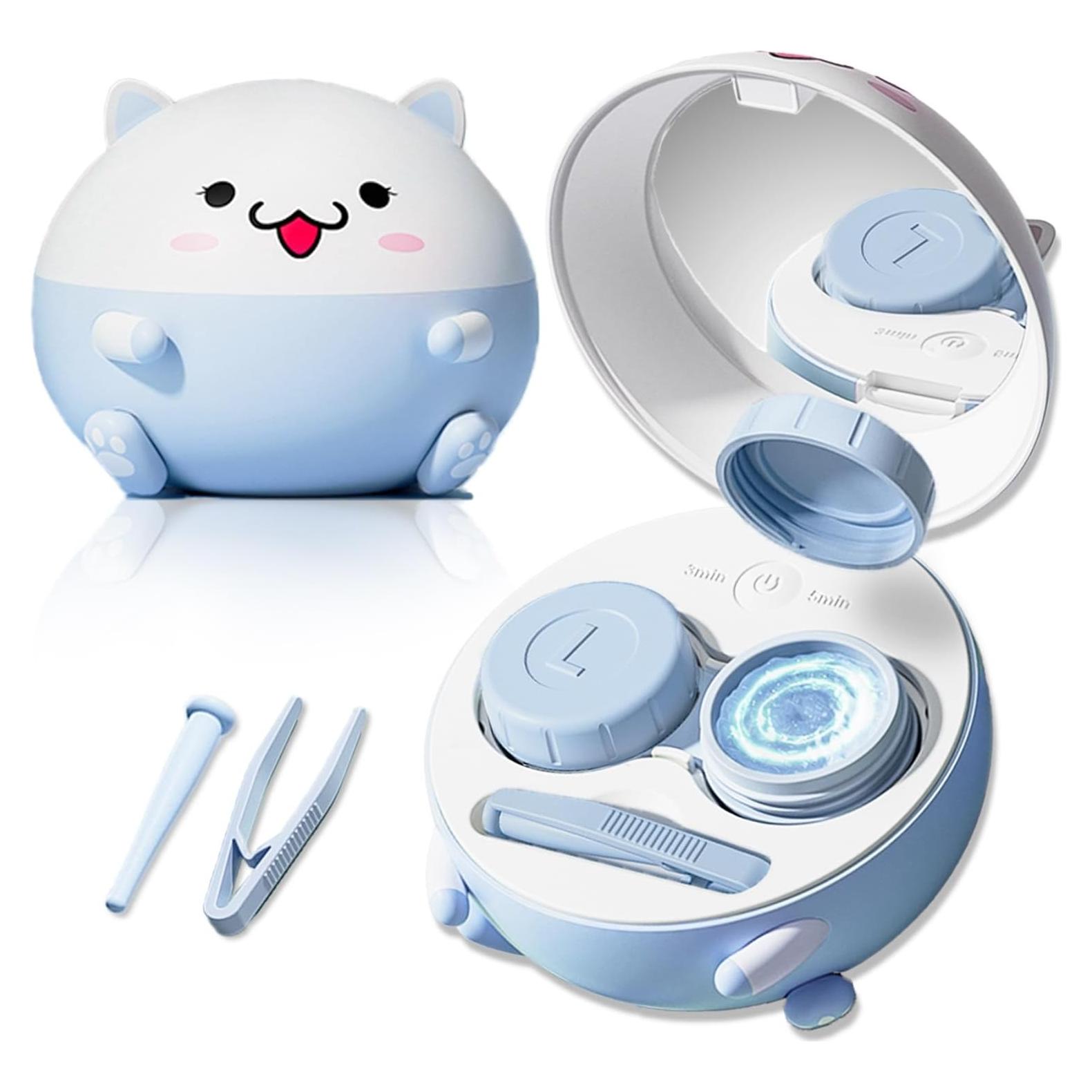 Limpia Lentes de Contacto Ultrasónico Vastsoon Azul 141g