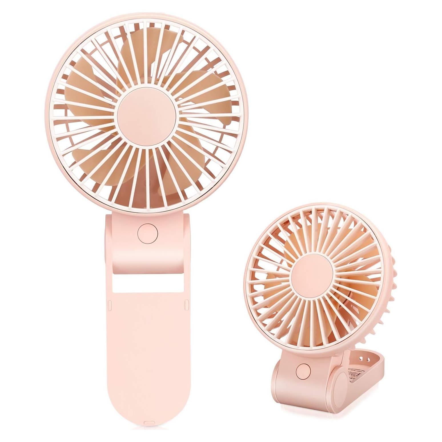 Ventilador de Mano TriPole P23 Portátil USB 3 Velocidades Rosa