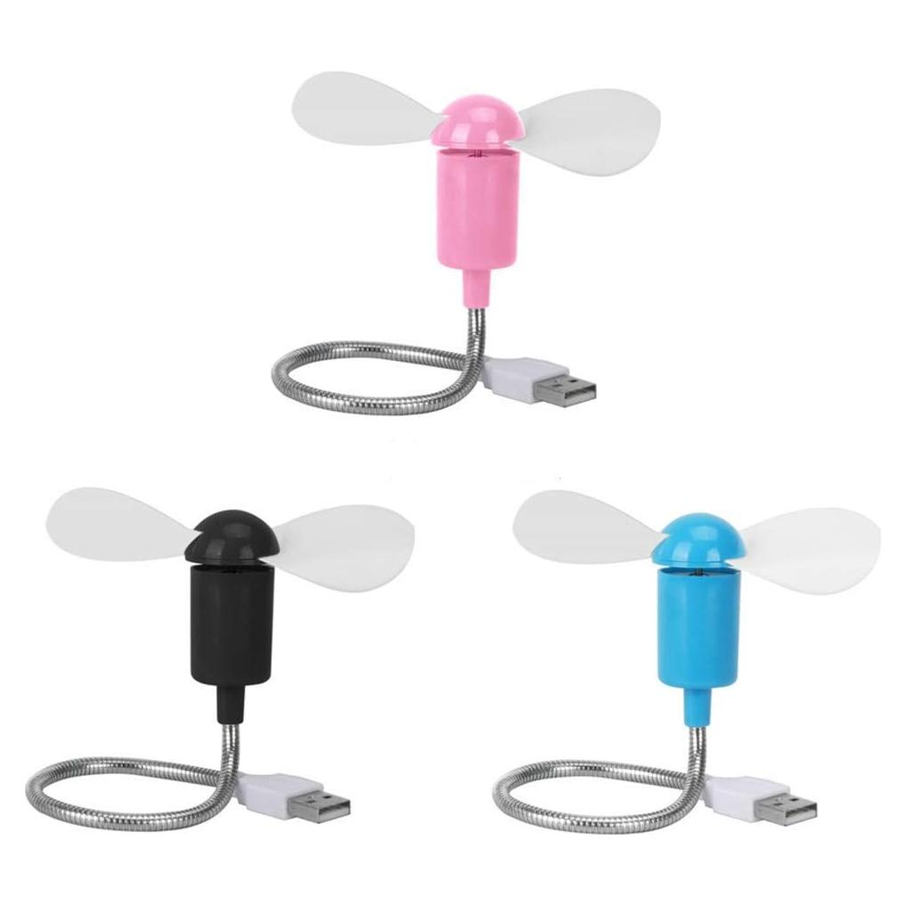 Mini Ventilador USB DECVO Flexible 31 cm 3 Colores