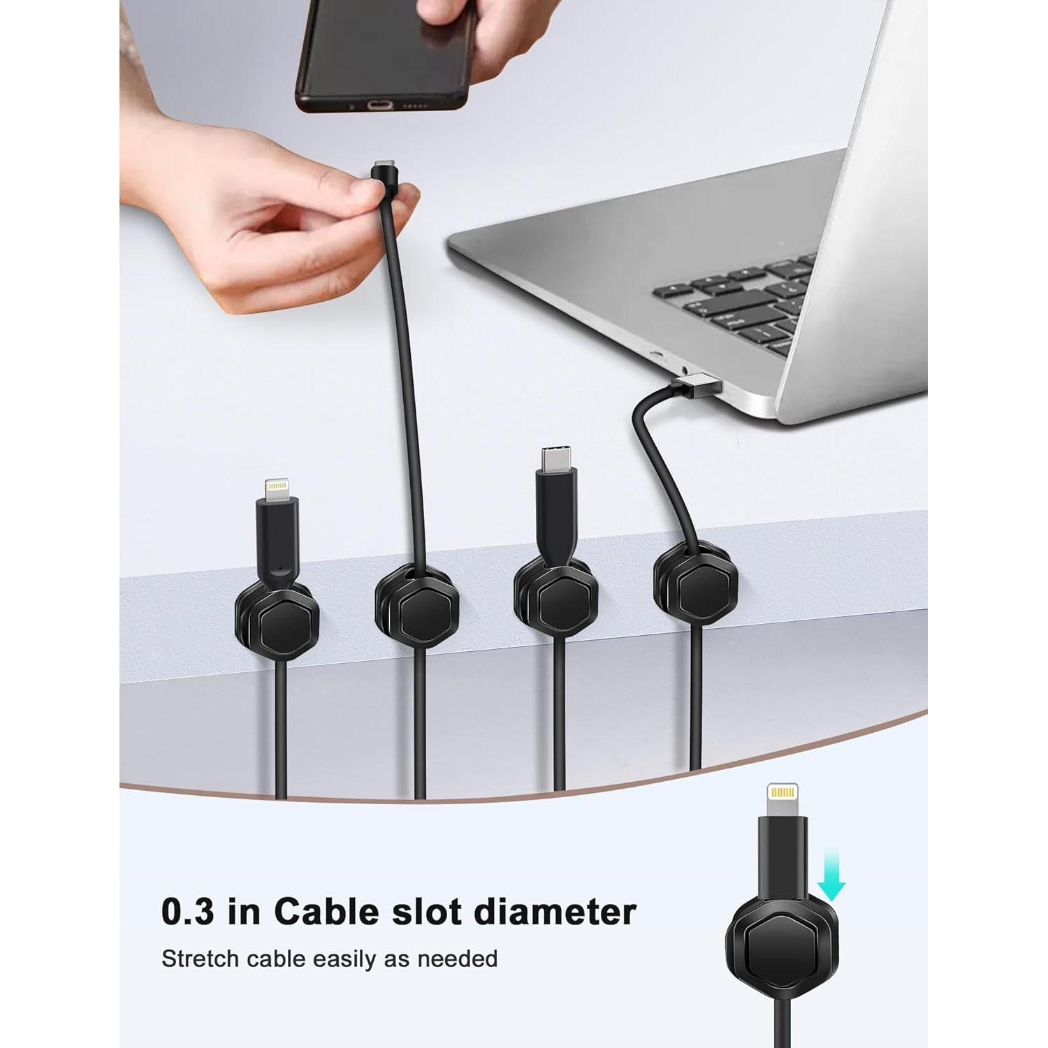 Soporte Magnético para Cables ShenZhen - Organizador 6pcs