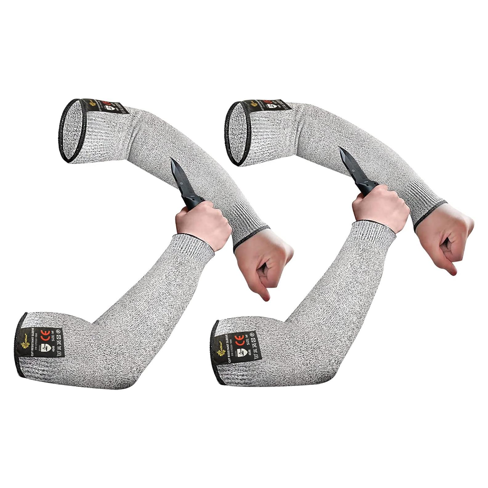 Mangas Protectores Evridwear para Brazos - Resistentes a Cortes - Pequeño - 2 Pares