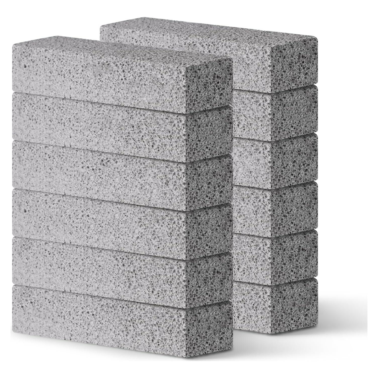 Paquete de 12 Piedras Pómez Lenicany para Limpiar Inodoros