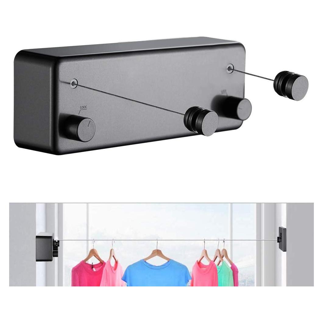 Cuerda de Ropa Retráctil JOOM 4.2m Alta Resistencia Negro