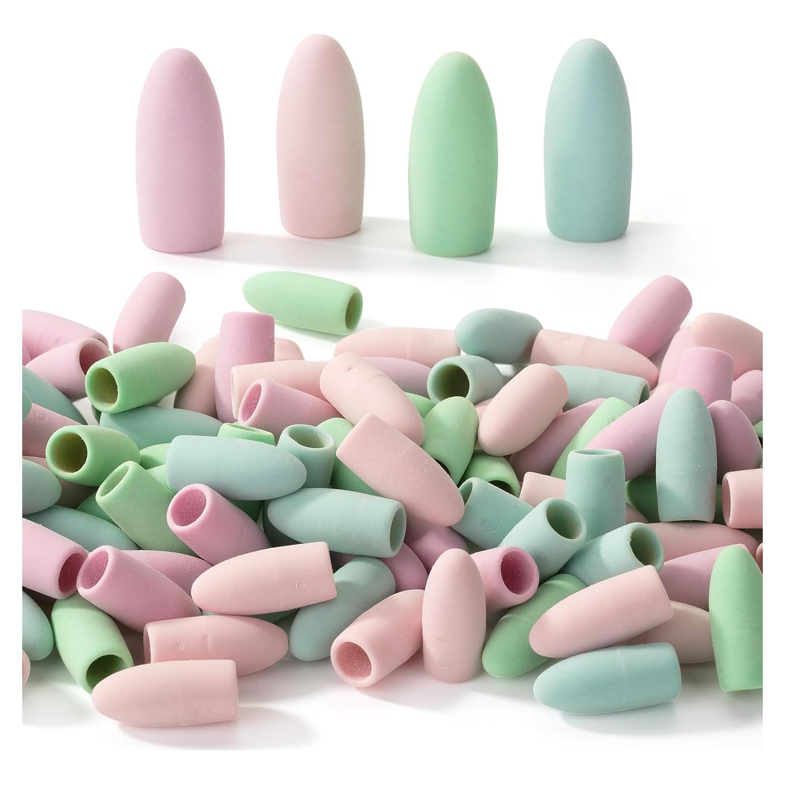 Borradores para lápices Mr. Pen, paquete de 120 colores pastel