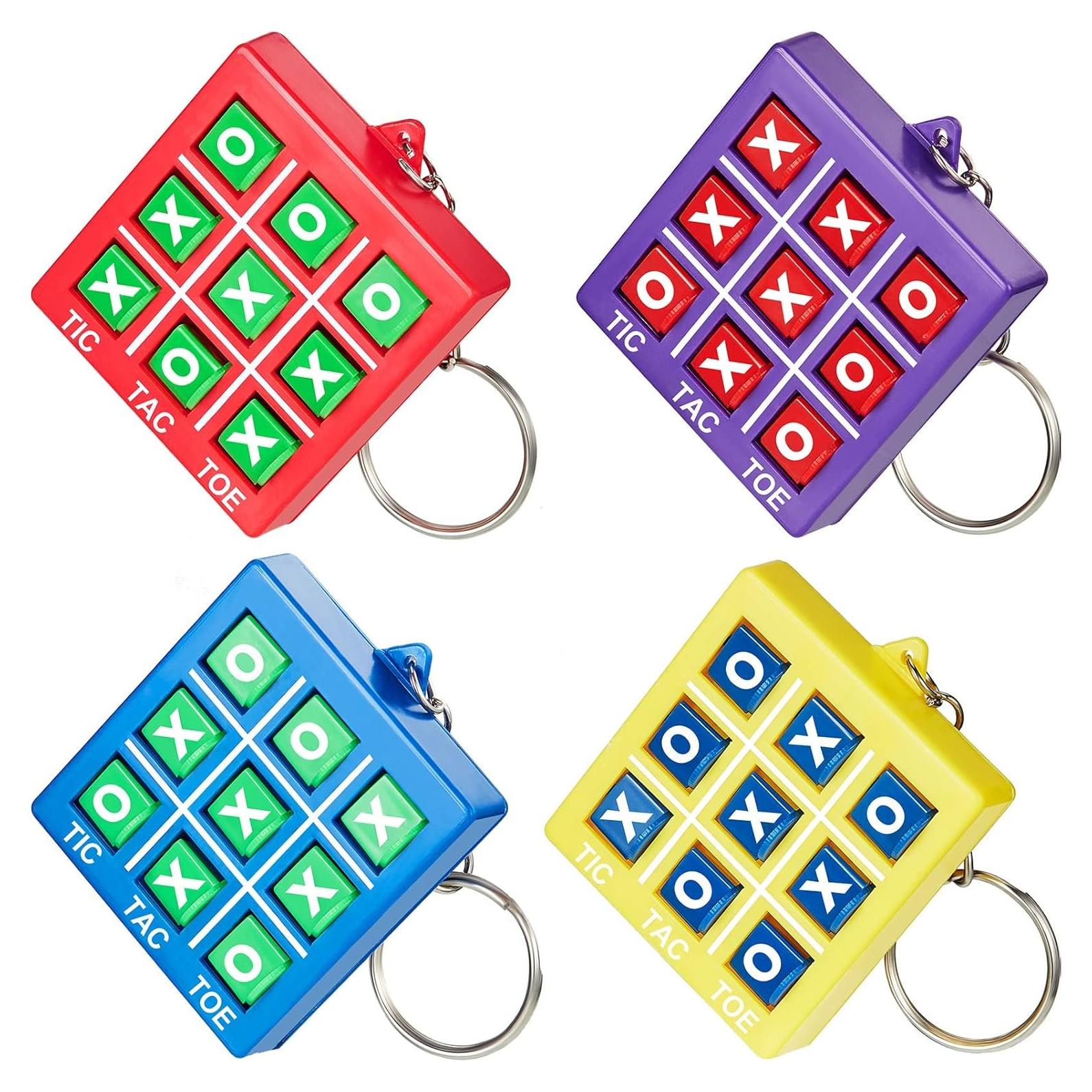 Llavero Juguete Hicarer 16 Pcs Tres en Raya Colores Vivos