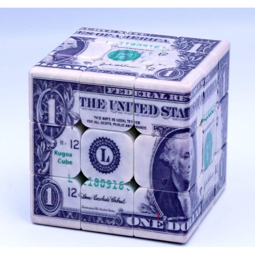 Cubo Velocista 3x3 LoyoE Patrón Billetes 5.6cm Antipop