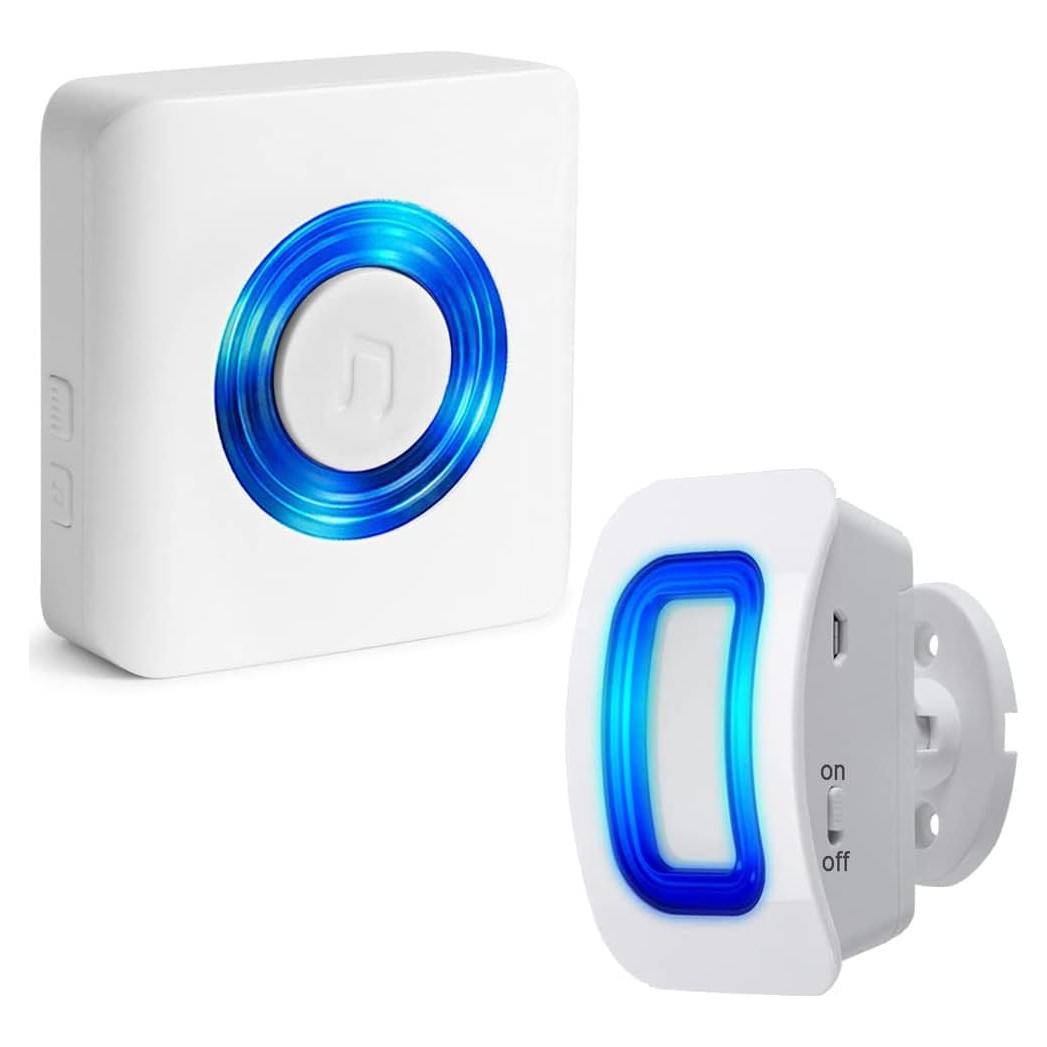 Alarma de Sensor de Movimiento EverNary con Pager Inalámbrico