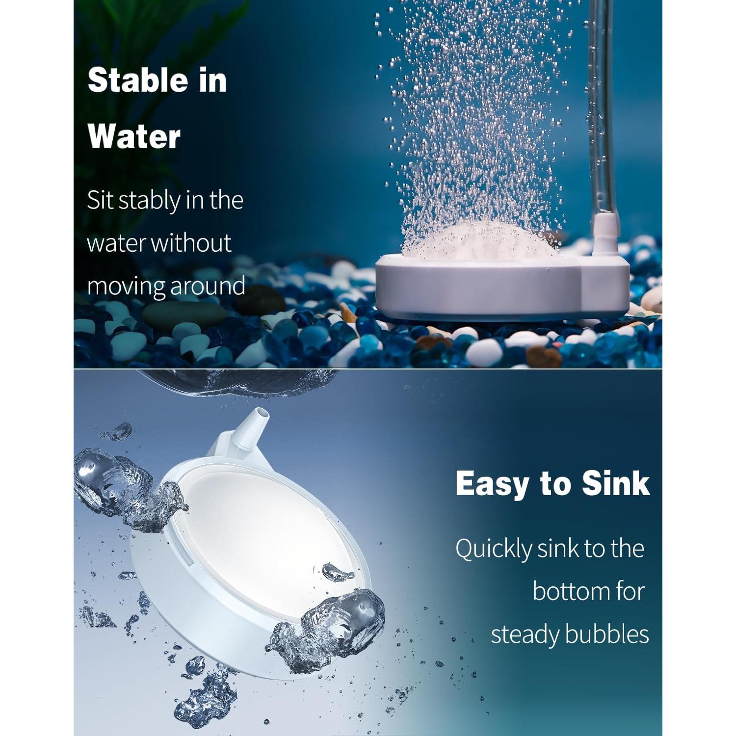 Pawfly Piedra de Aire Hemisférica Difusor de Oxígeno 5.5cm