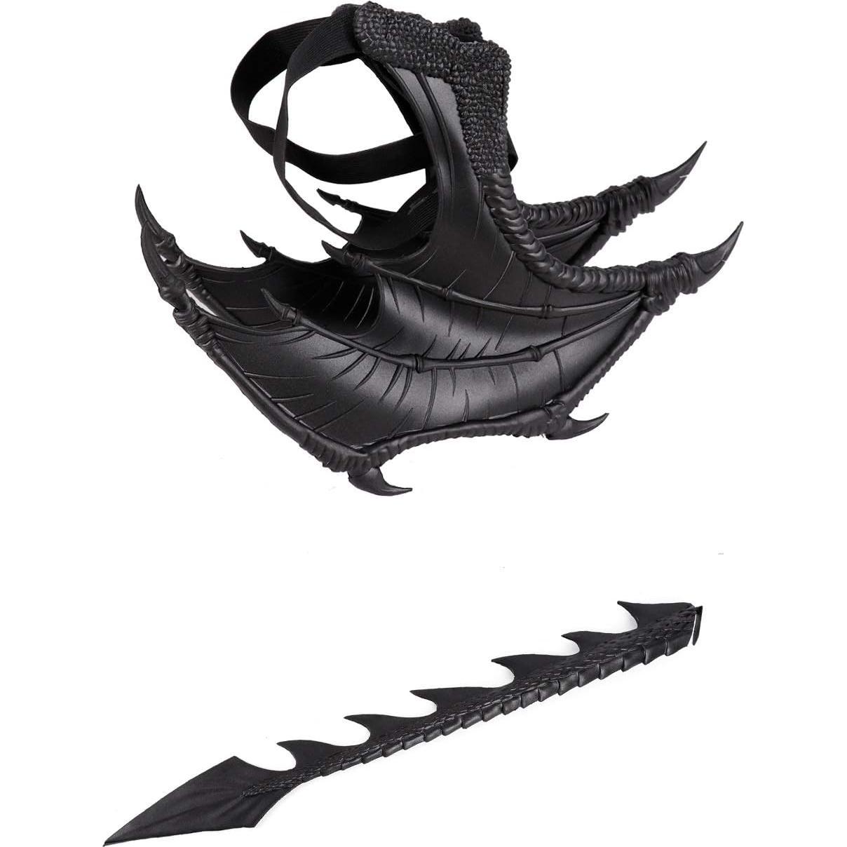 Alas de Dragón Cosplay Himine para Niños - Rojo, Negro, Azul, Verde