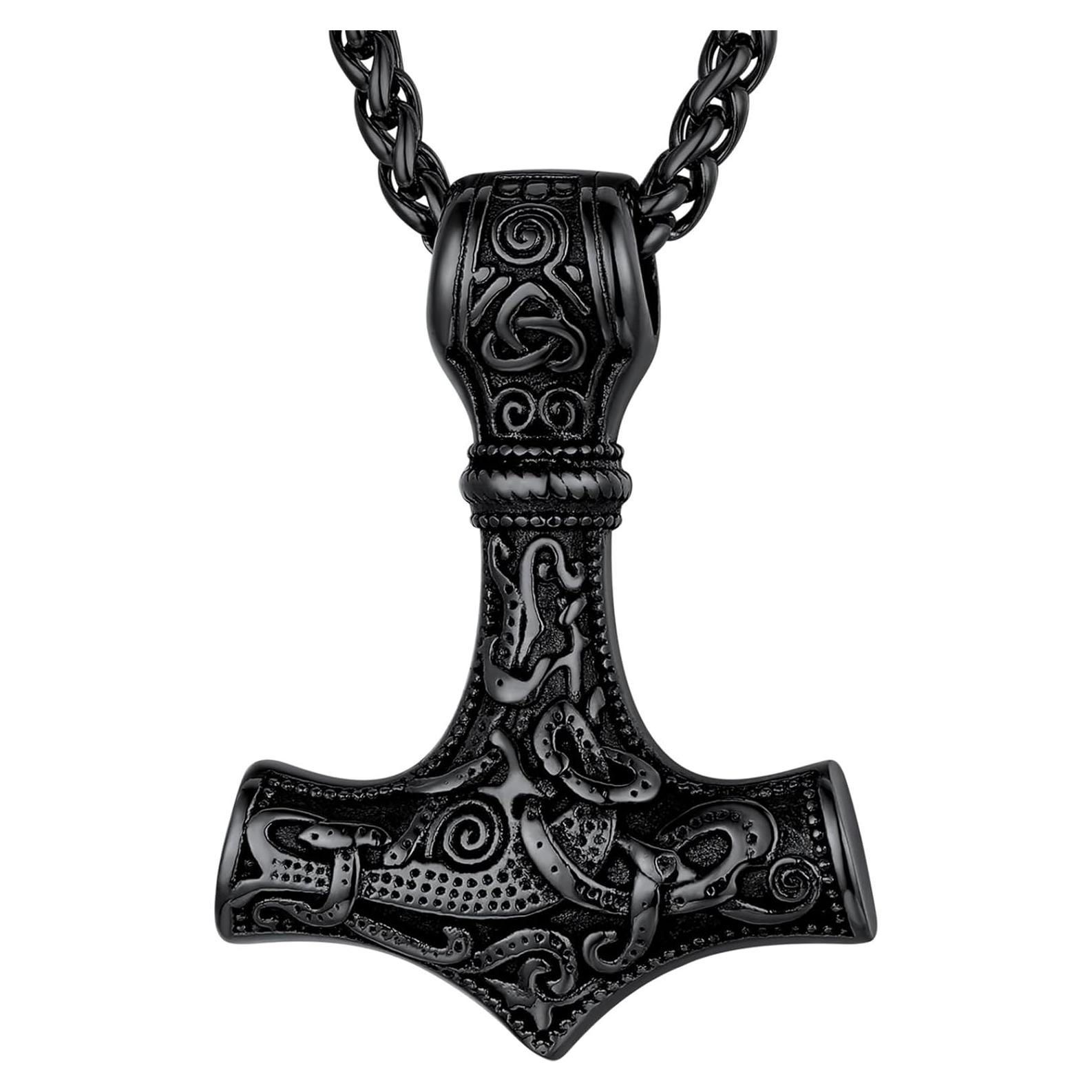 Collar Talisman Martillo de Thor FaithHeart Acero Inoxidable