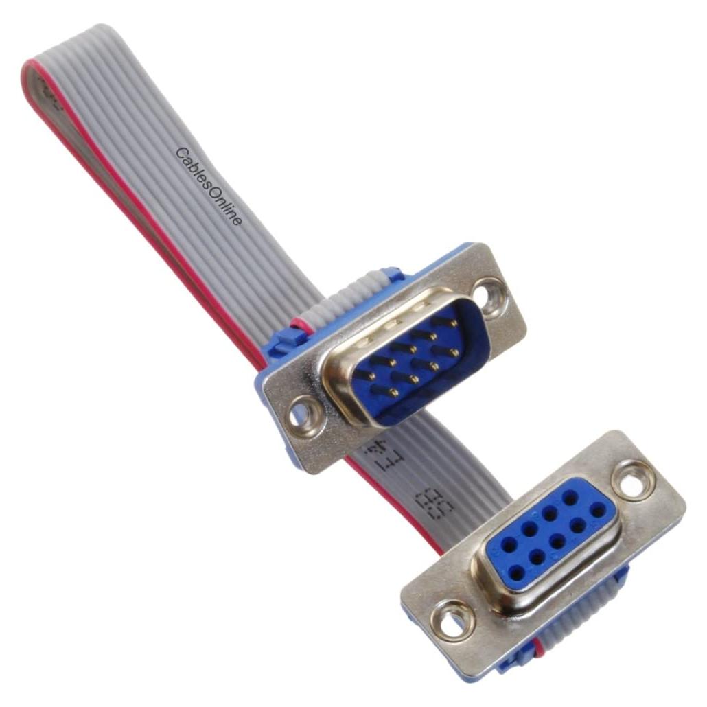 Cable de Extensión DB9 Macho a Hembra 0.15m CablesOnline S-3F00