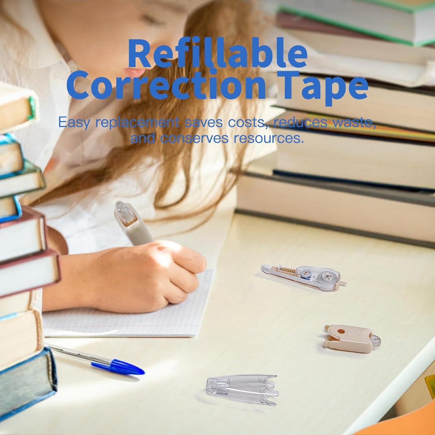 Cinta Correctora Retráctil Btwescola con 2 Recargas 5mm