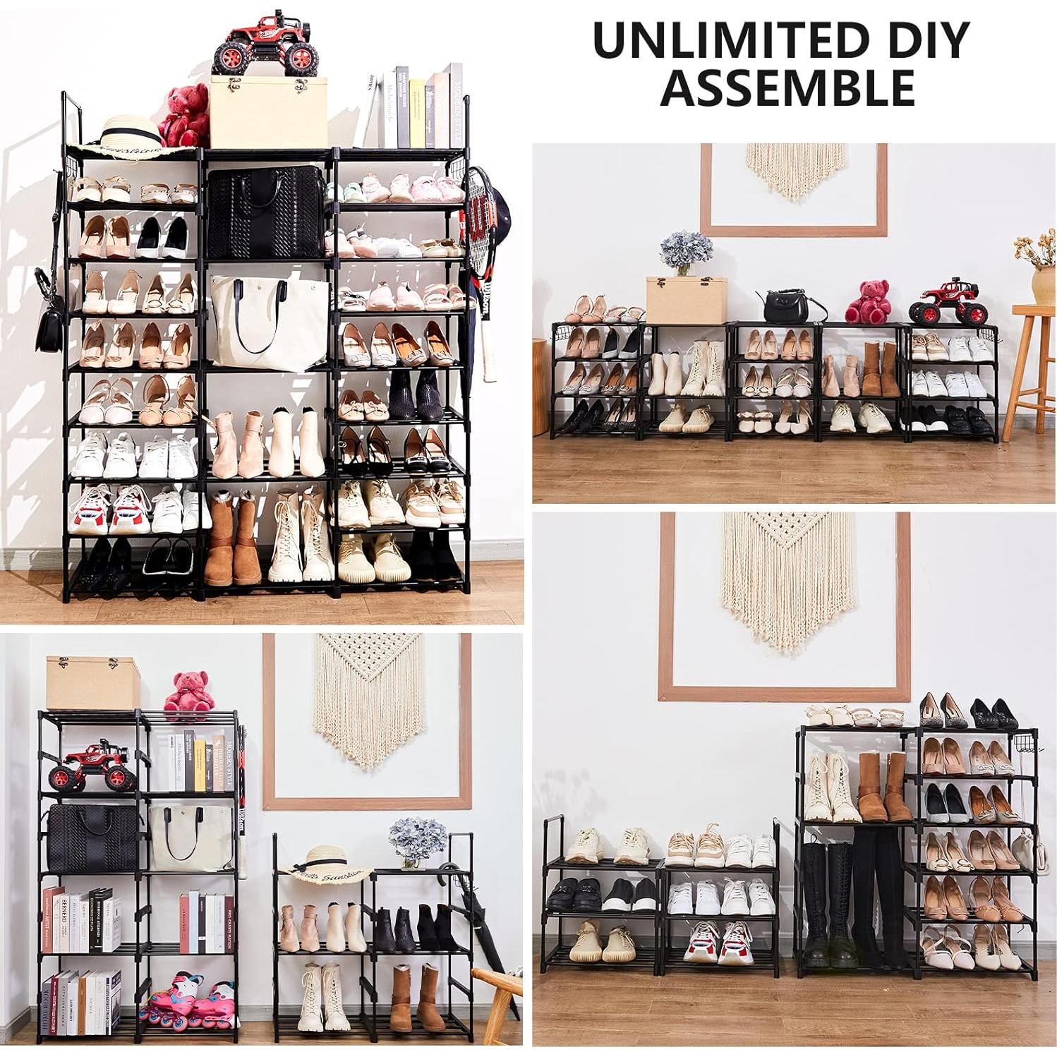 Estante para Zapatos Mavivegue de Metal 9 Niveles 50-55 Pares