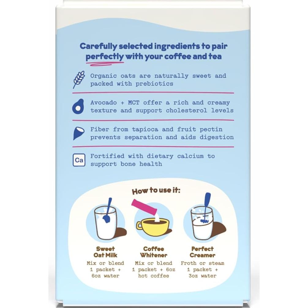 Crema de Café de Leche de Avena JOI Vainilla Francesa 10 Porciones