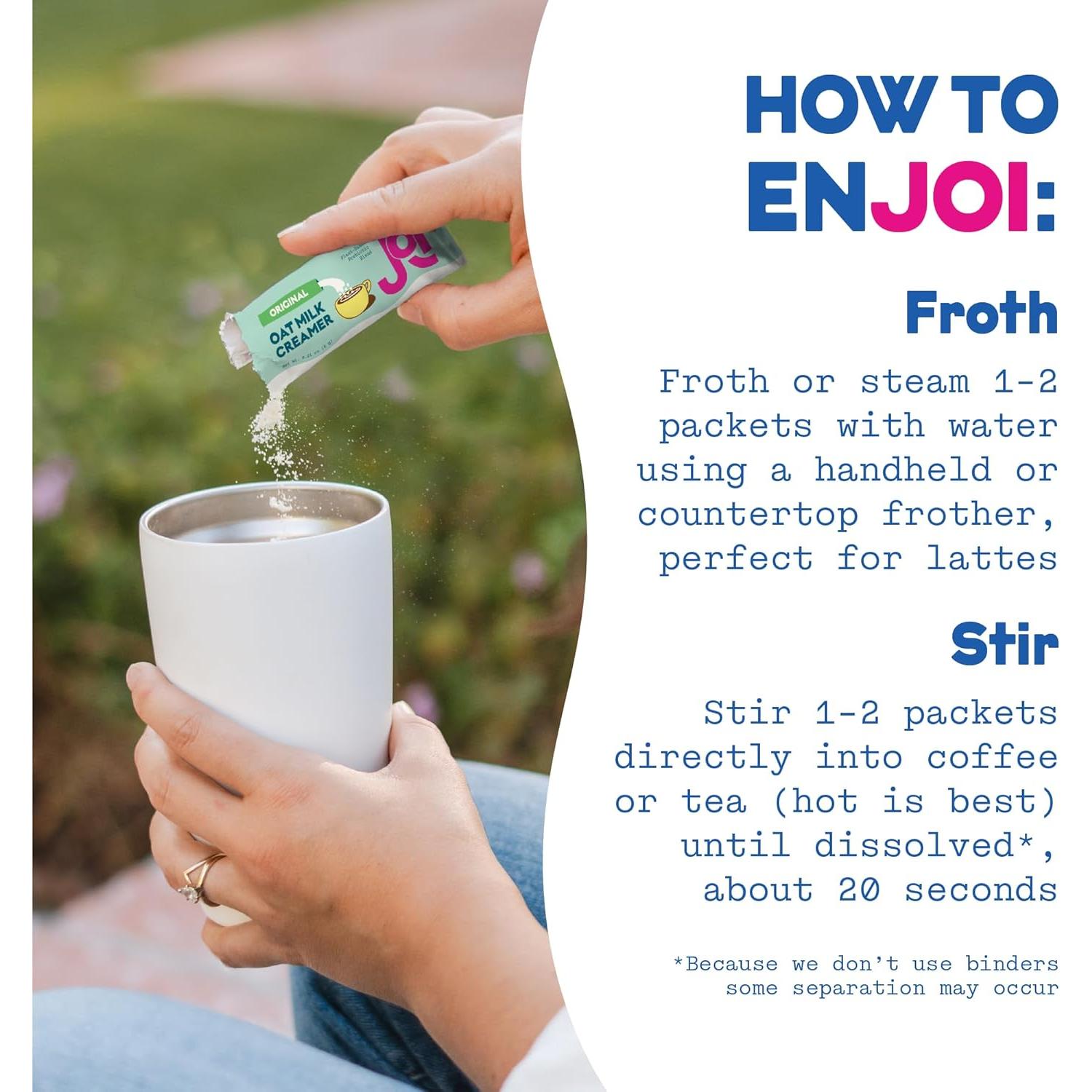 Crema de Café de Leche de Avena JOI Vainilla Francesa 10 Porciones