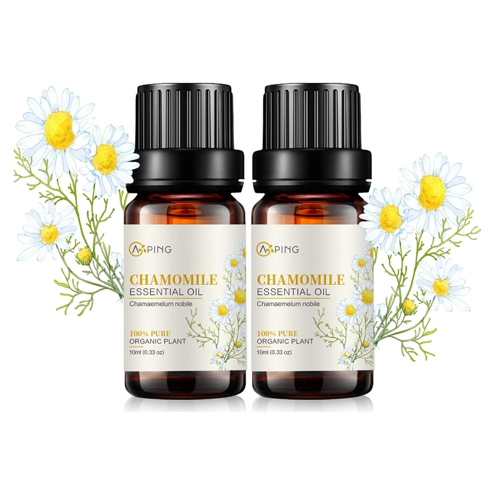 Aceite Esencial de Manzanilla AOPING 100% Puro 2x10ml