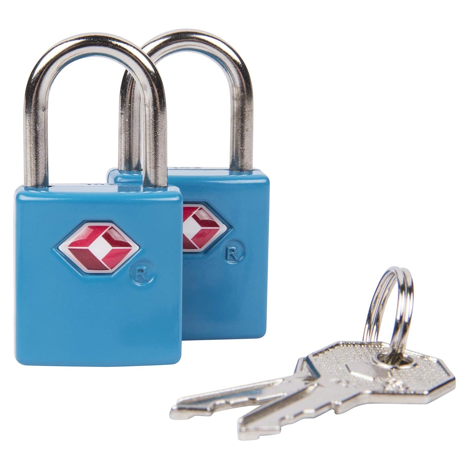 Juego de 2 Candados de Equipaje Travelon Aprobados por TSA