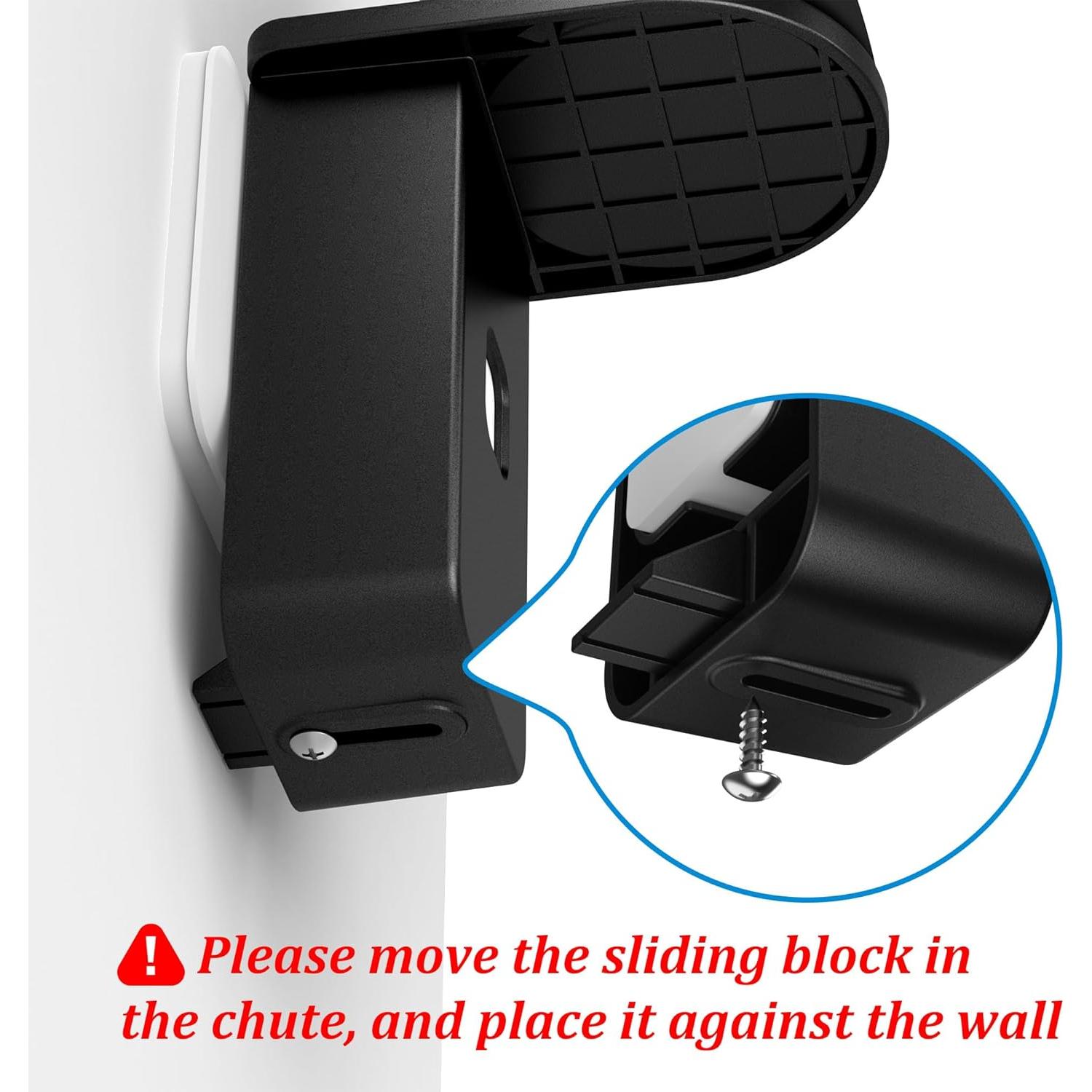 Soporte de Pared PlusAcc para Google Nest Mini y Pop - Negro