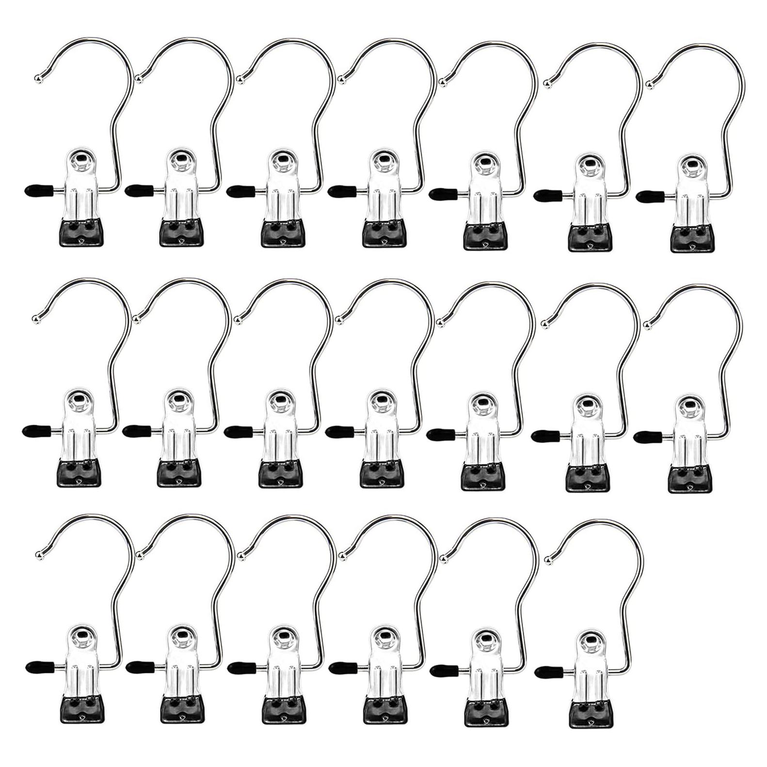 Ganchos de Lavandería JOINSI 20 Pcs Acero Inoxidable Antideslizante
