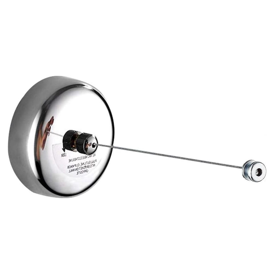 Cuerda Retráctil de Ropa BESy Acero Inoxidable 2.8m Cromado