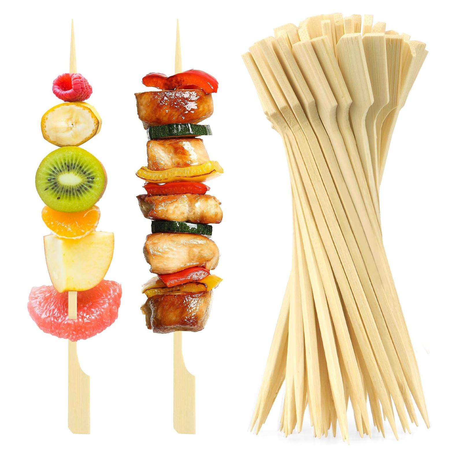 300 Pinchos de Bambú para Aperitivos 15 cm Libemskix