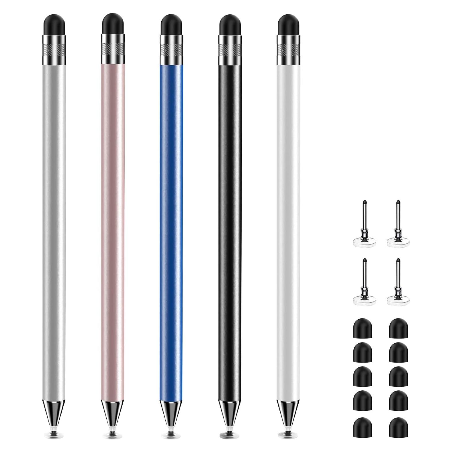 Set de Stylus 2-en-1 MYSTILUCK con 5 Bolígrafos y 14 Puntas