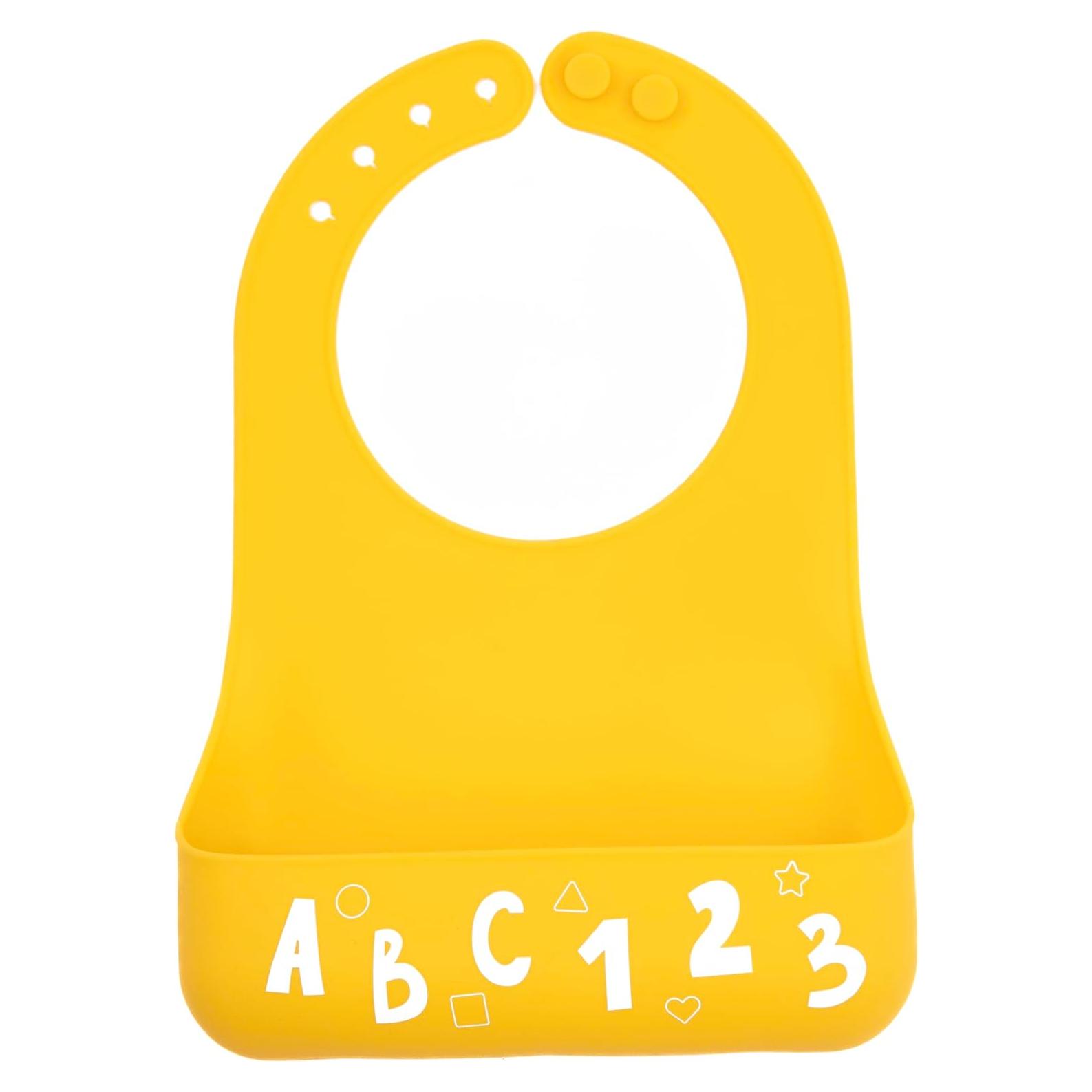 Babero de Silicona Bella Tunno - Diversión Alfabética 3-12 Meses