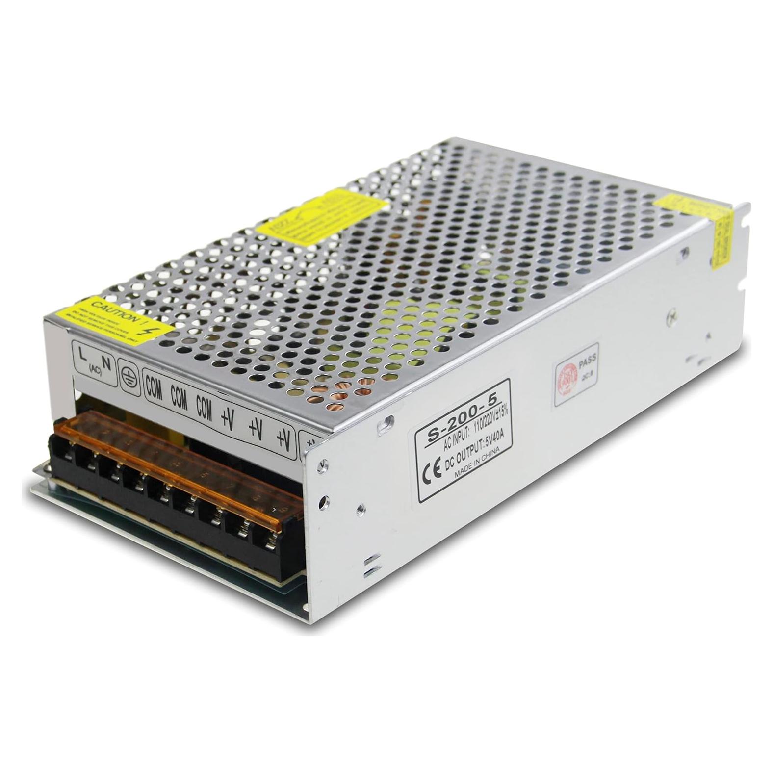 Fuente de Poder 5V 40A 200W ALITOVE Adaptador AC a DC