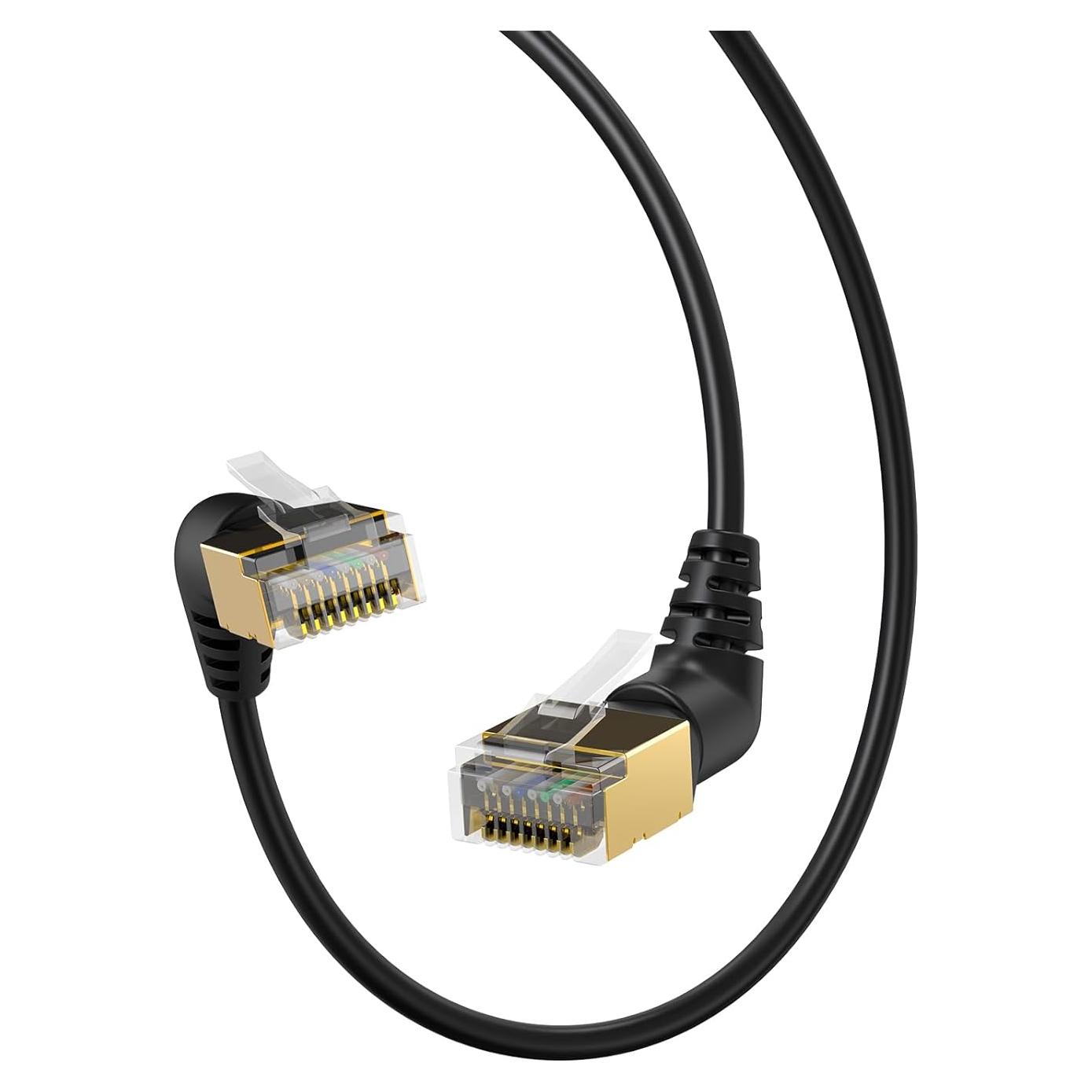 Cable Ethernet CAT8 CableCreation 0.25m 40Gbps RJ45 Blindado