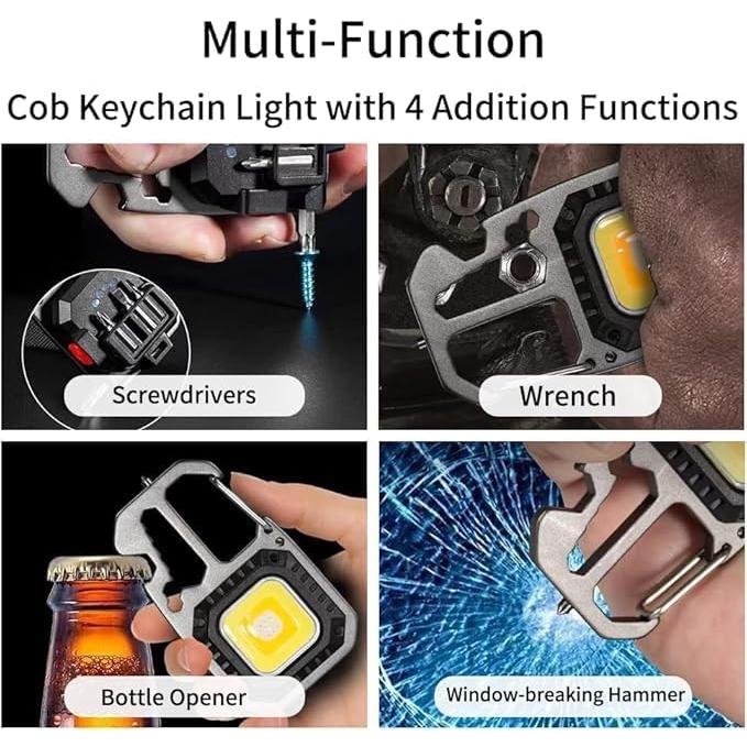 Linterna Recargable de Llavero Mright W5138M 500 Lúmenes 7 Modos