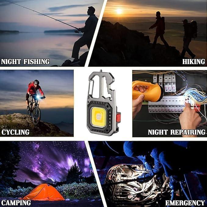 Linterna Recargable de Llavero Mright W5138M 500 Lúmenes 7 Modos