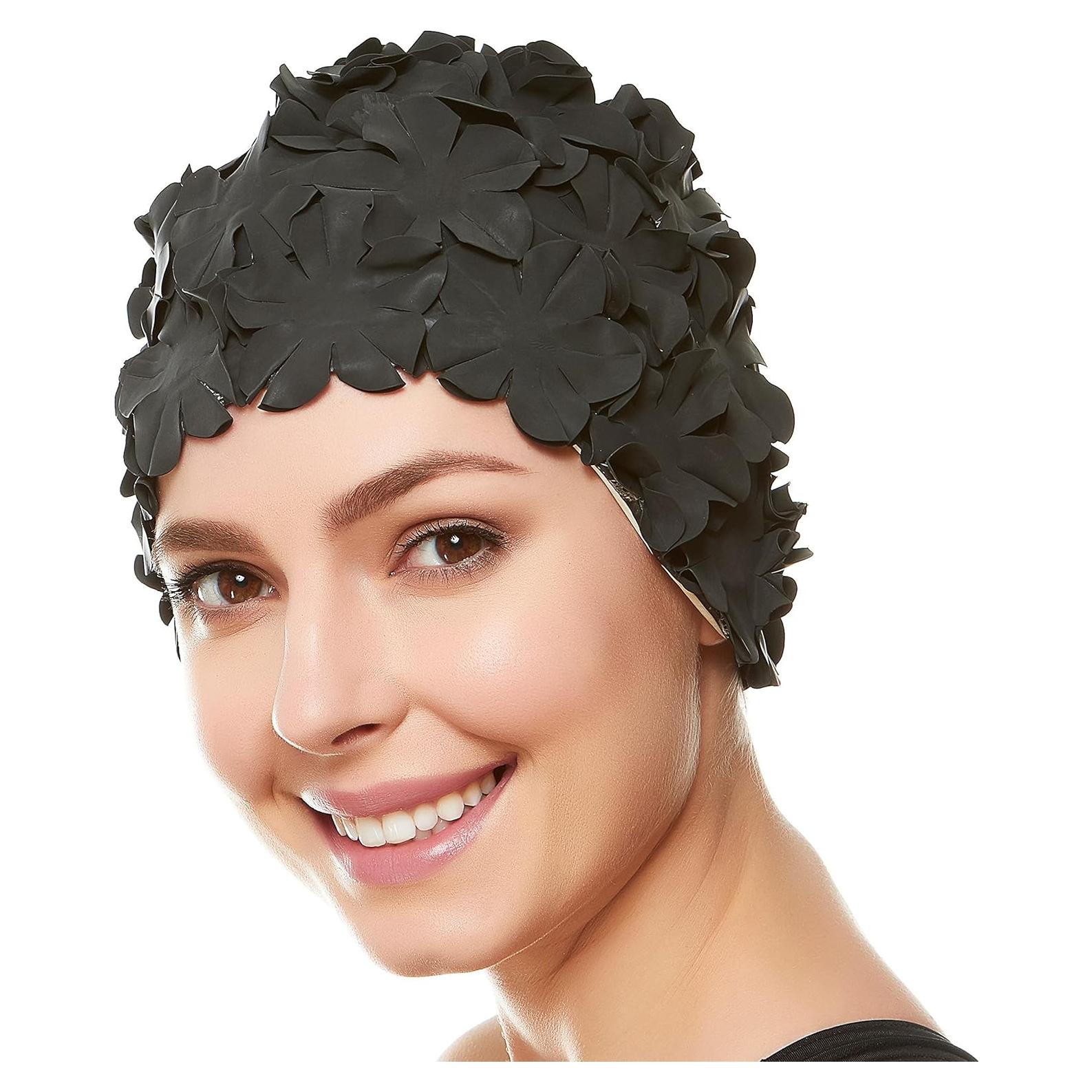 Gorro de Baño Floral Beemo para Mujeres - Protección Cabello