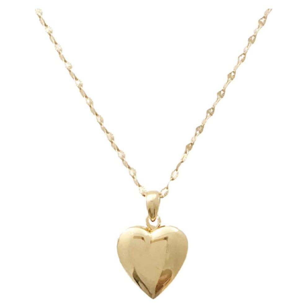 Collar Locket Corazón HONEYCAT Oro 18k Ajustable 45-53 cm