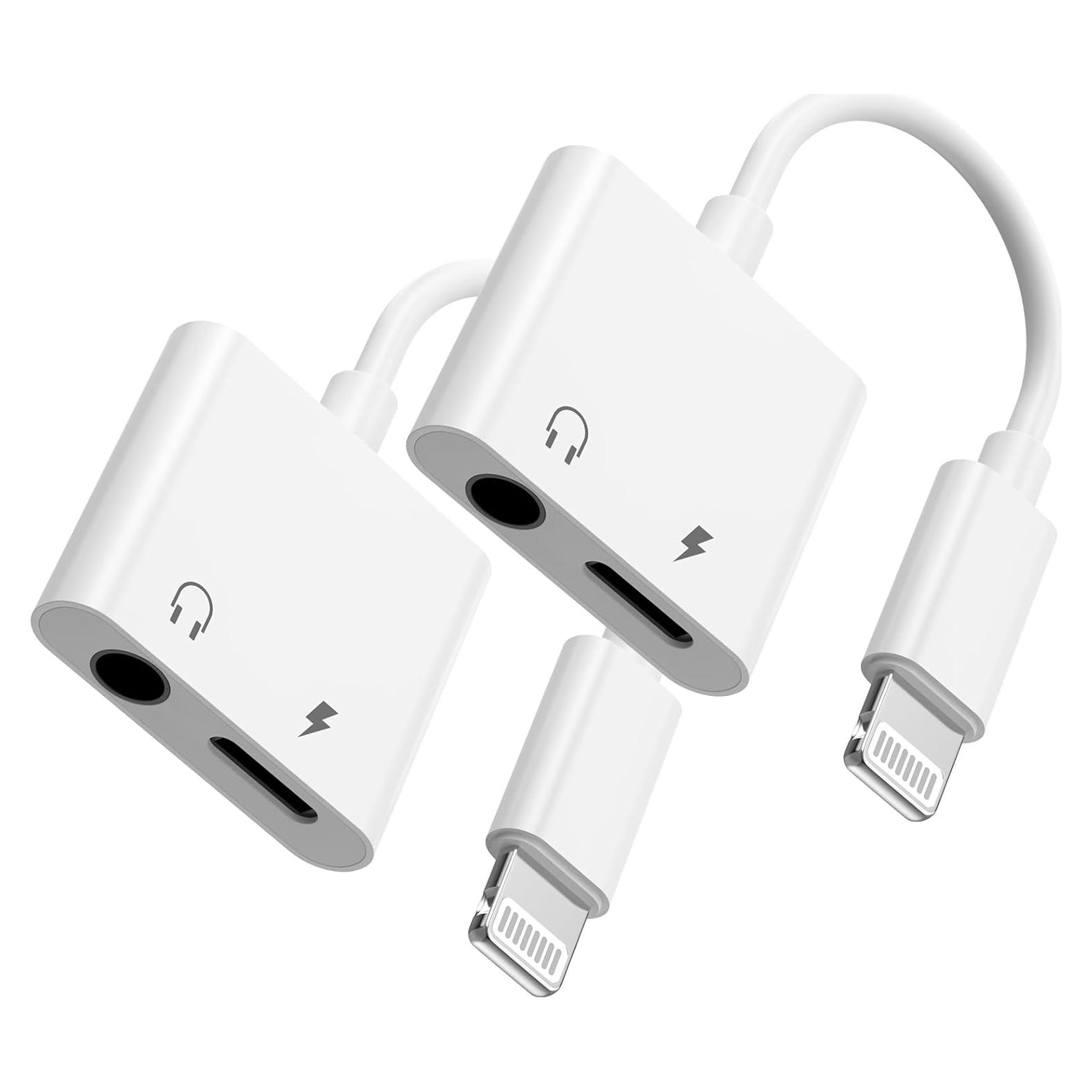 Adaptador Lightning a 3.5mm 2 en 1 para iPhone - Shenzhen