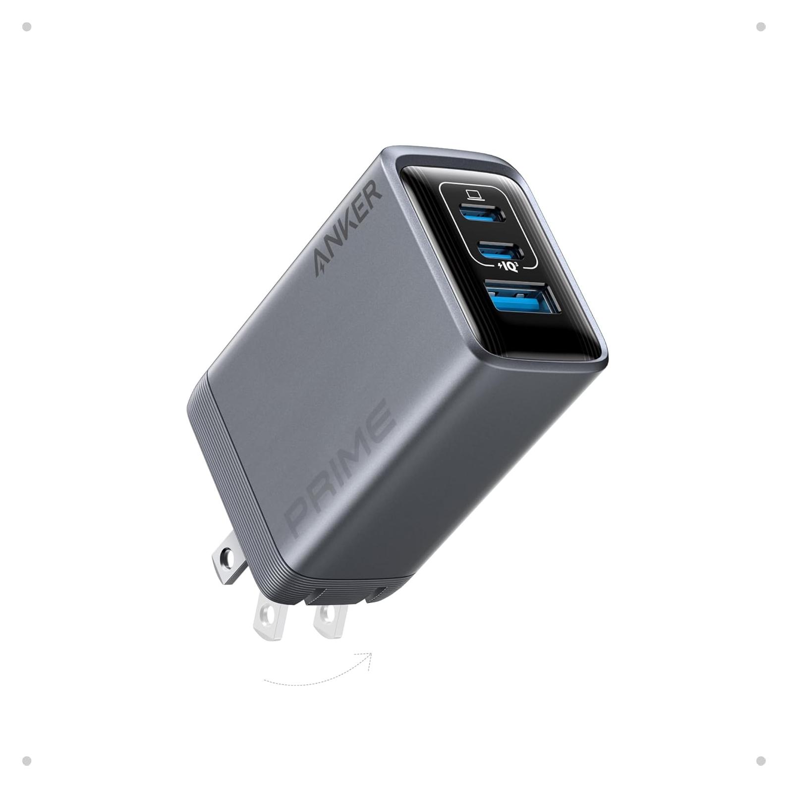 Cargador Anker Prime 100W USB-C 3 Puertos Compacto