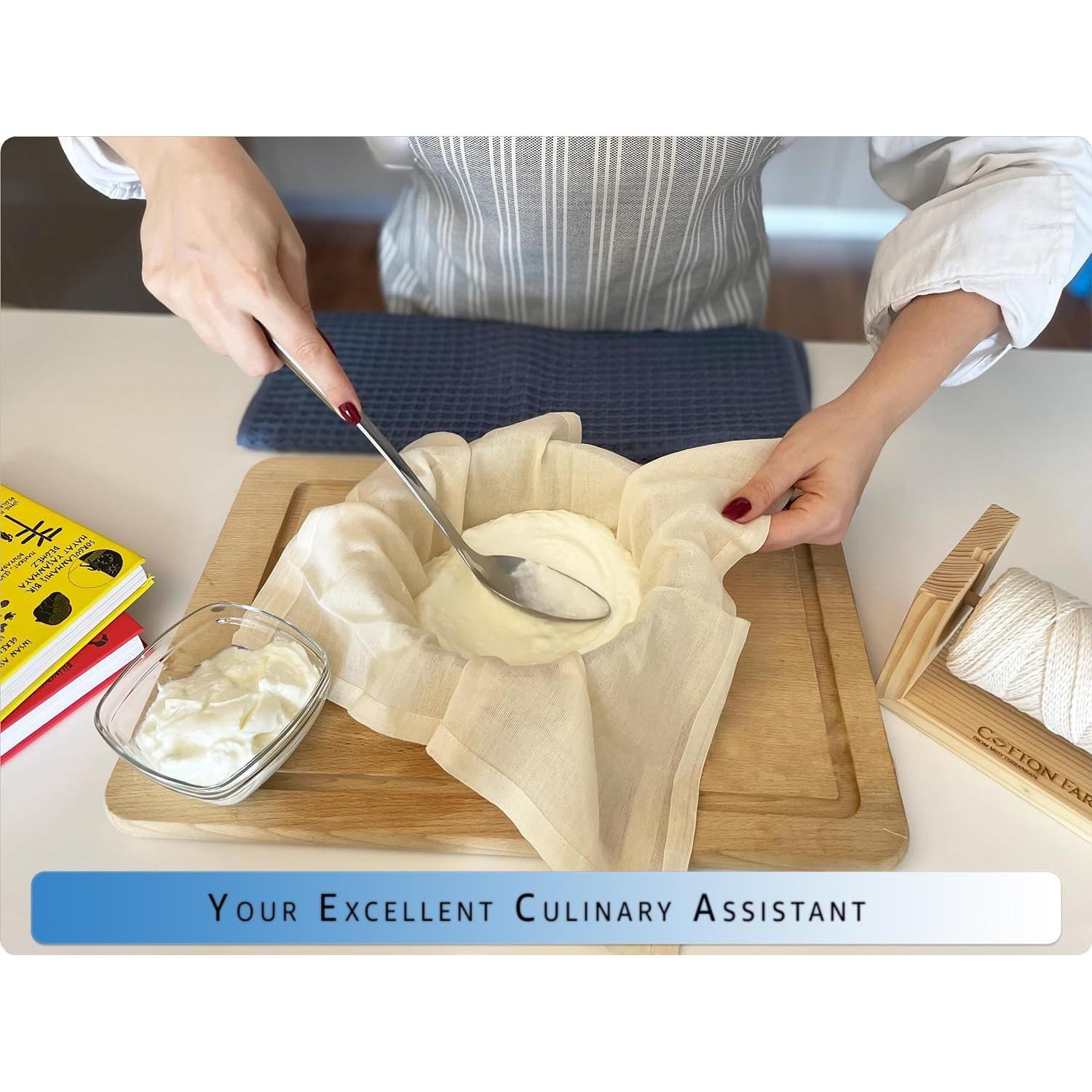 Paño de Queso 100% Algodón Orgánico Ropa de Cama Comfort 1 Yarda