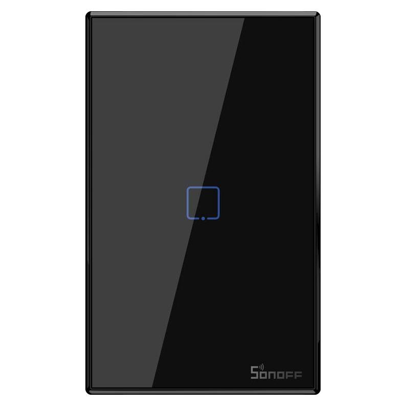 Interruptor de Luz Inteligente SONOFF T3 WiFi 1 Gang Negro