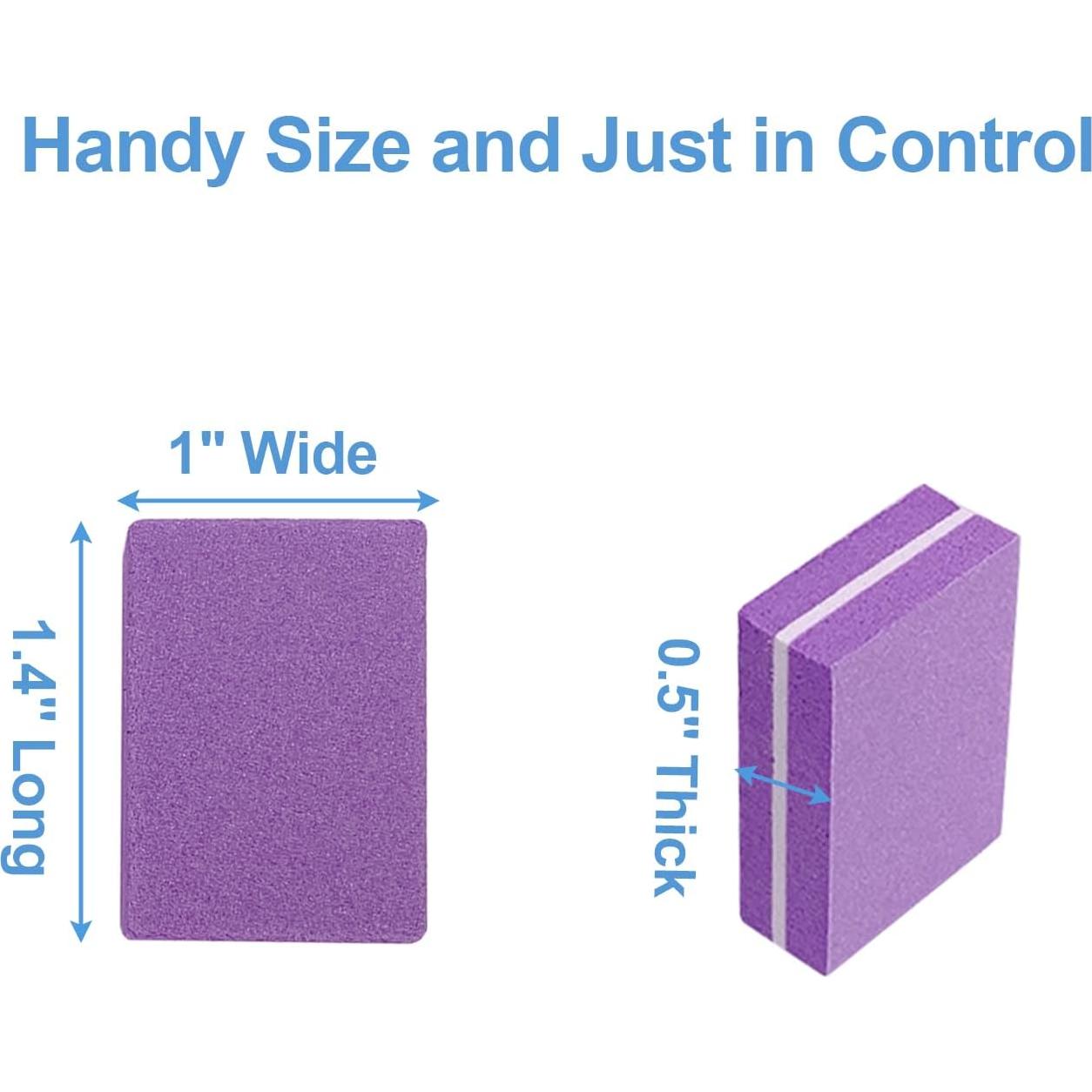 Bloques de Pulido de Uñas AhaTopia 100 Pcs 100/180 Granos