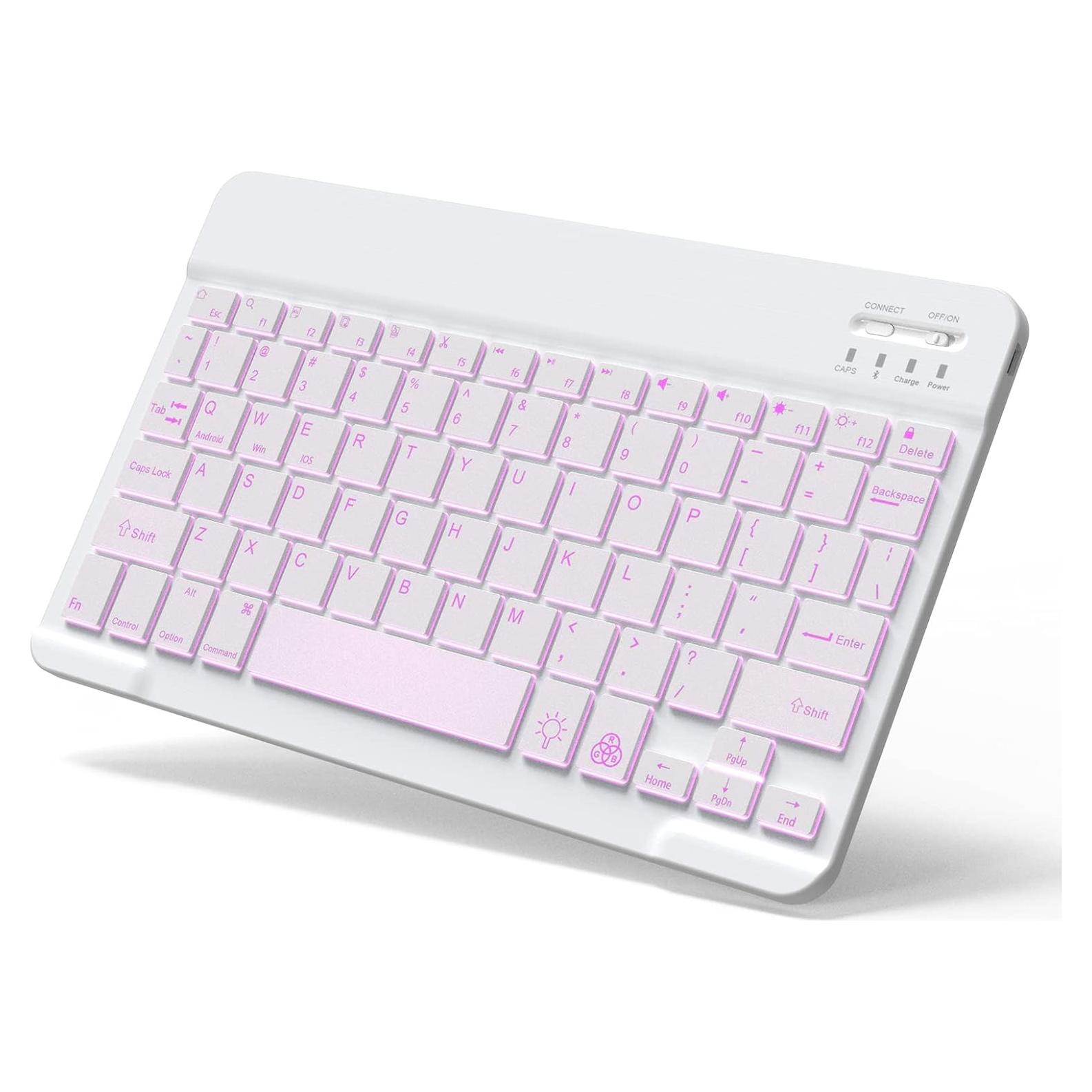 Teclado Bluetooth Retroiluminado TOHAKATA para iPad y iPhone