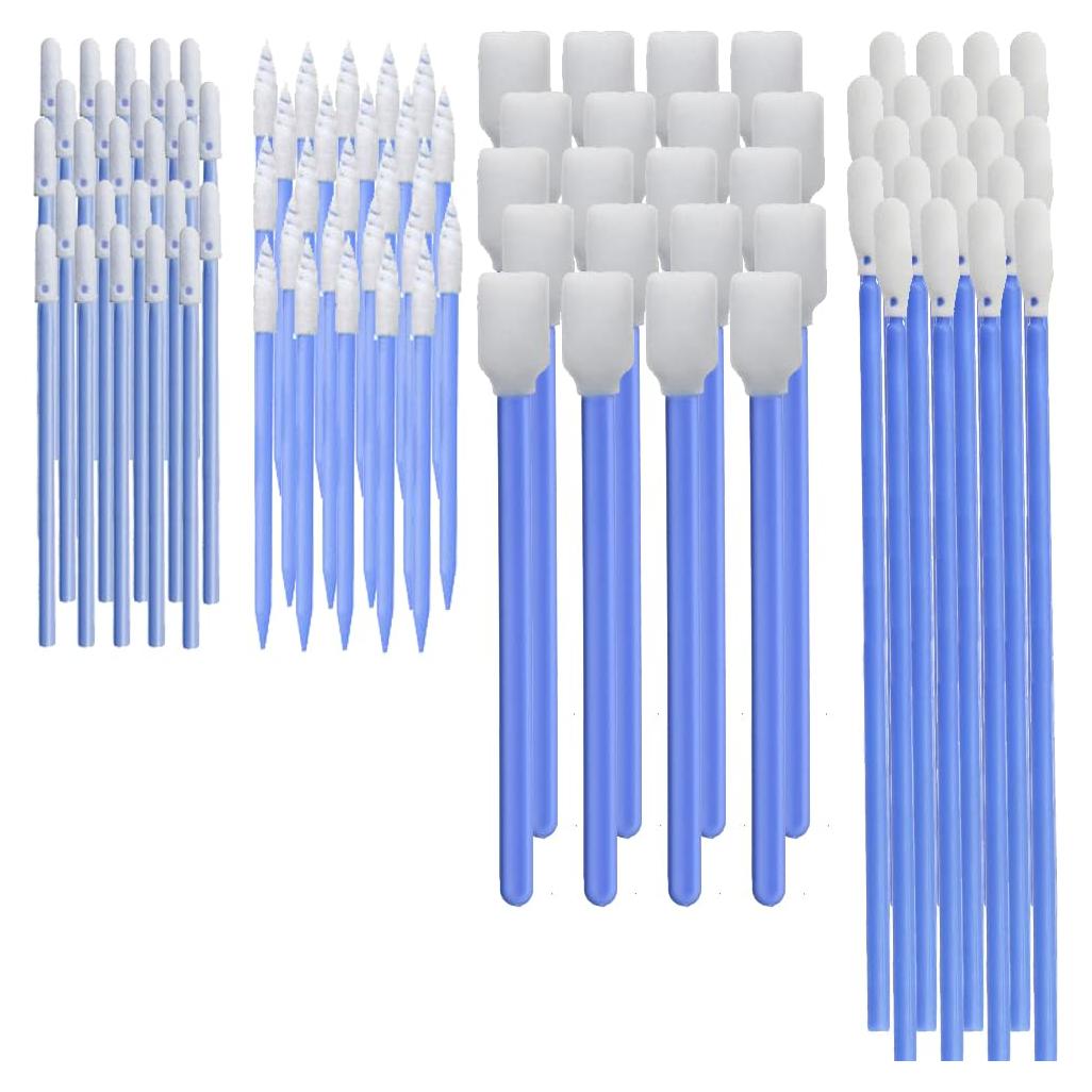 Hisopos de Espuma Wellgler 100pcs para Limpieza Precisa