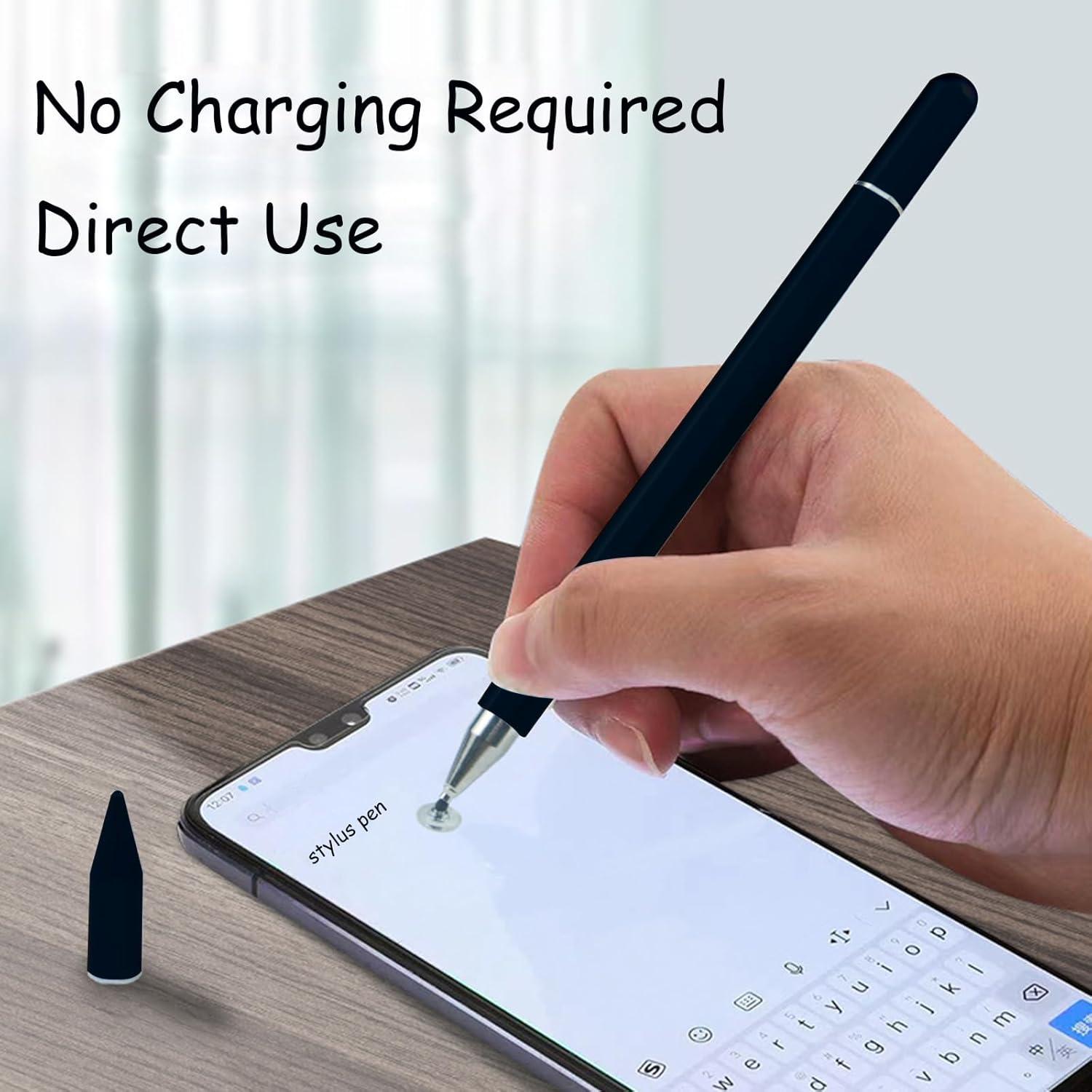 Lápiz Stylus 3 en 1 Luntak para iPad y Pantallas Táctiles - Negro