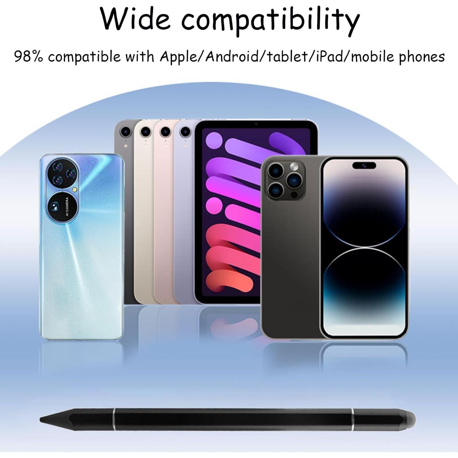 Lápiz Stylus 3 en 1 Luntak para iPad y Pantallas Táctiles - Negro