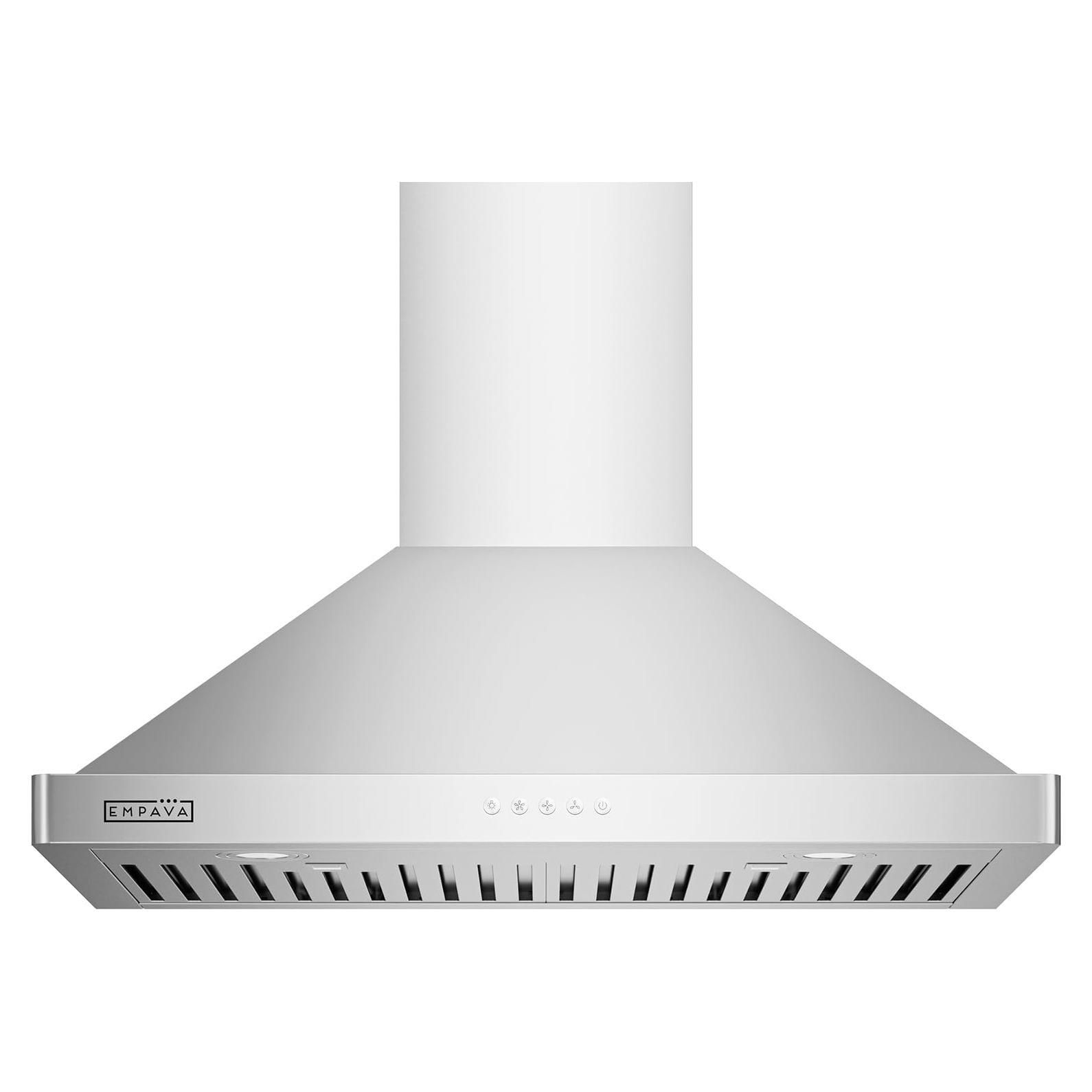 Campana Extractora Empava 30" Montada en Pared 400 CFM LED