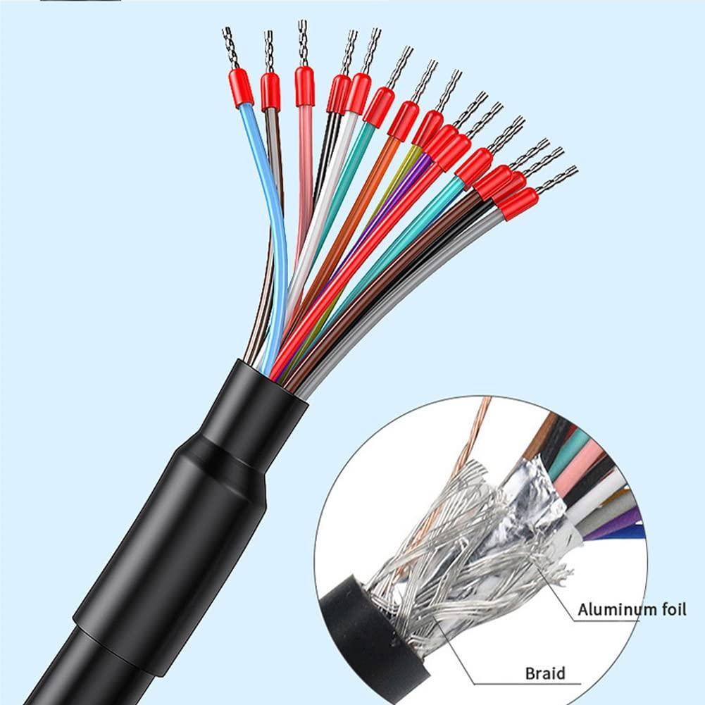 Cable de Extensión Serial RS-232 2m DB9 Hembra Jienk