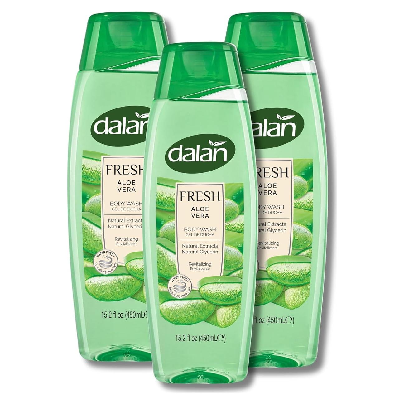Gel de Ducha Dalan Aloe Vera 450 ml - Paquete de 3