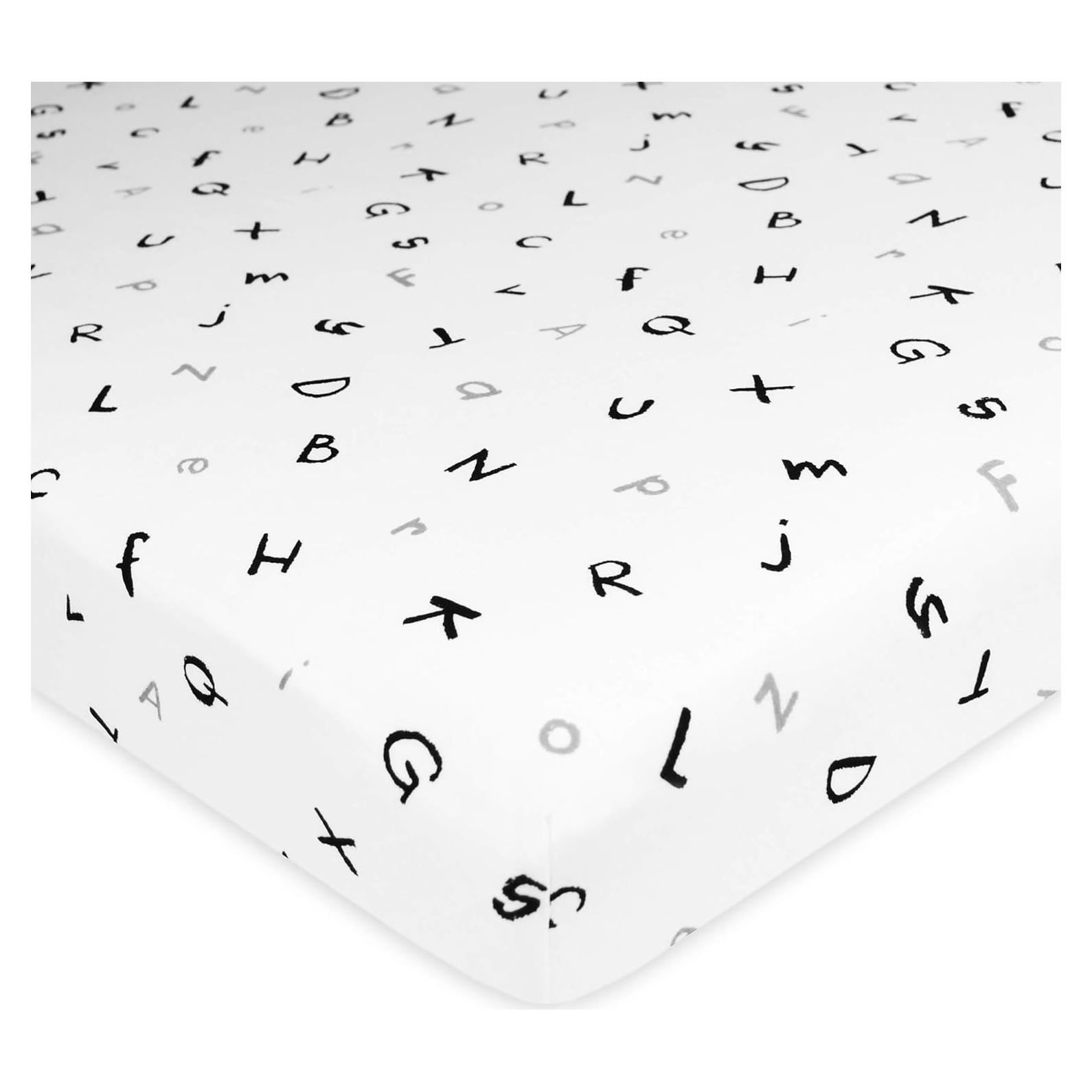 Sábana Ajustada TL Care 100% Algodón Alfabeto 69x102 cm