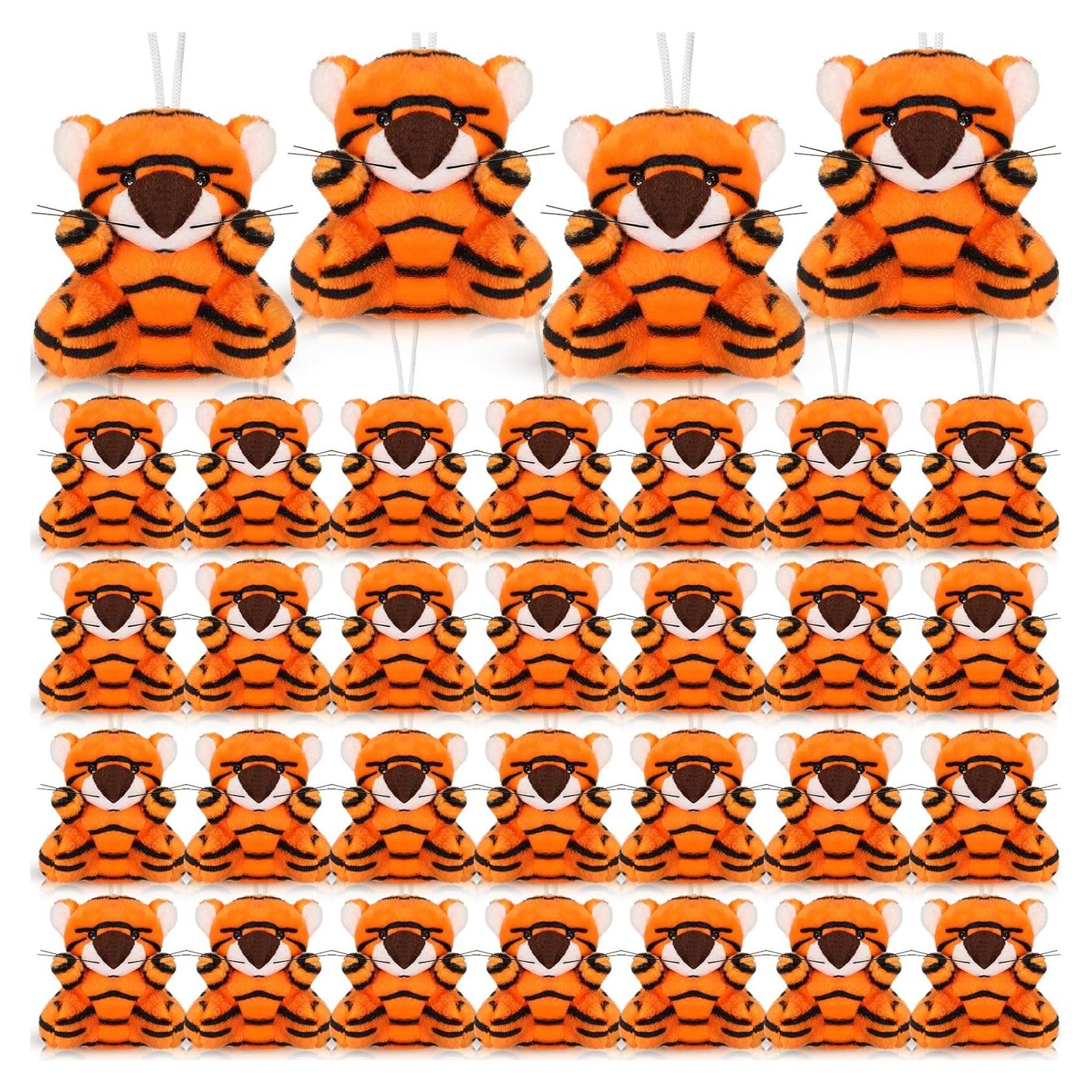 50 Mini Juguetes de Peluche Tigres Shappy - Regalos Fiesta